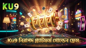 Ku9-এর নিরাপদ প্ল্যাটফর্মে গোল্ডেন ফ্রেম মেকানিক্সের কার্যকারিতা।