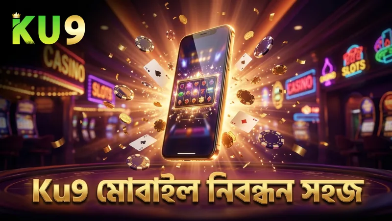 Ku9 নিবন্ধনের জন্য মোবাইল ফ্রেন্ডলি ইন্টারফেস ডিজাইন।
