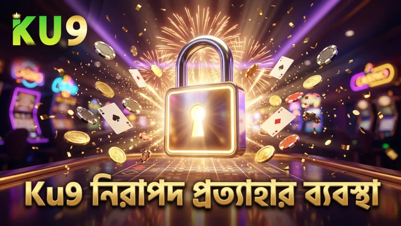 Ku9 এর কঠোর নিরাপত্তা ব্যবস্থা প্লেয়ার ফান্ড সুরক্ষিত রাখে।